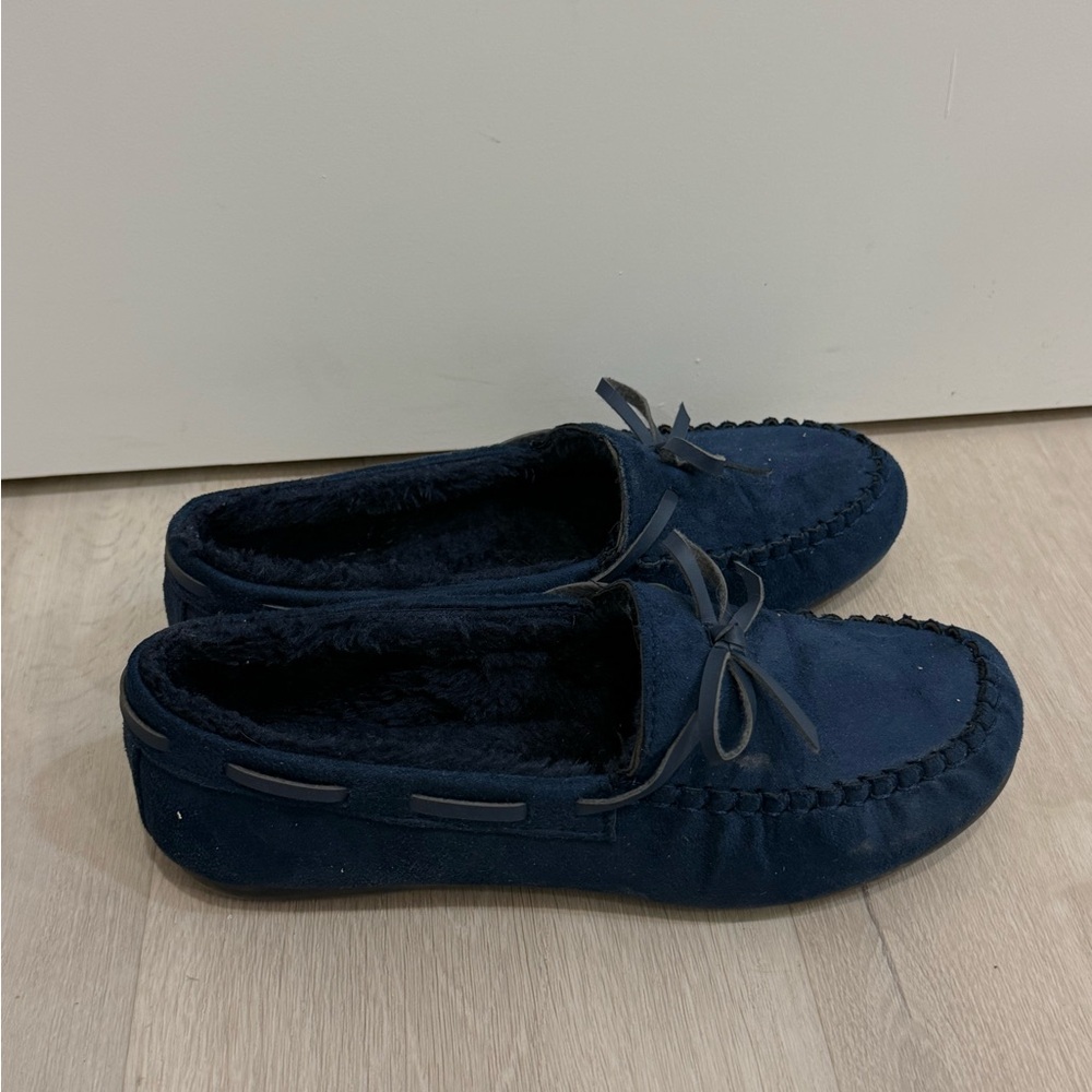 Navy Blue Moccasin